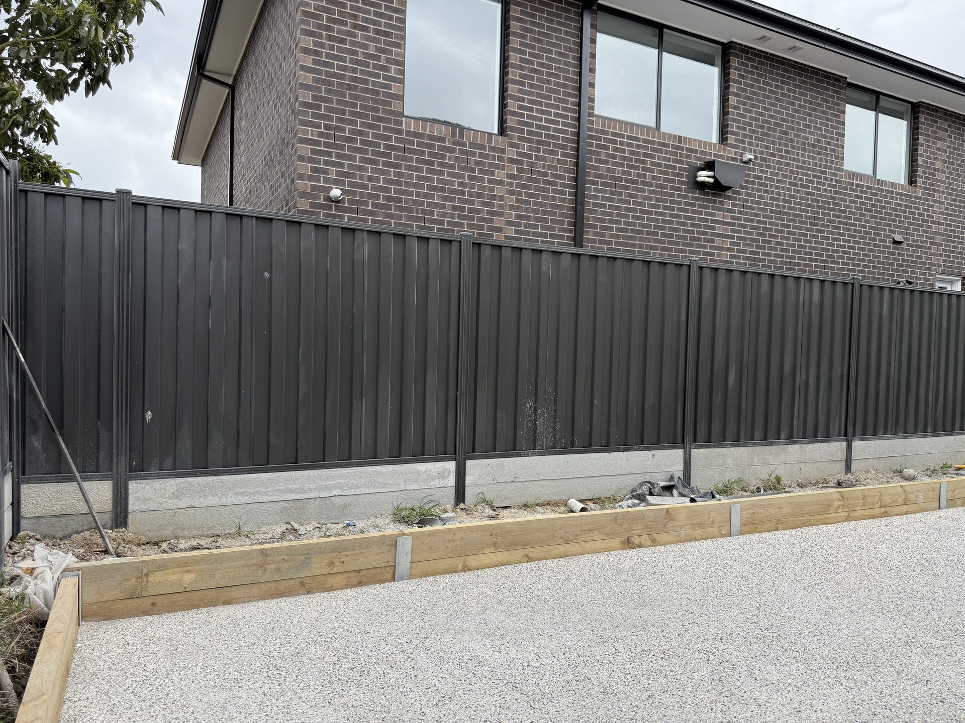 Completed Colorbond fence job in Melbourne