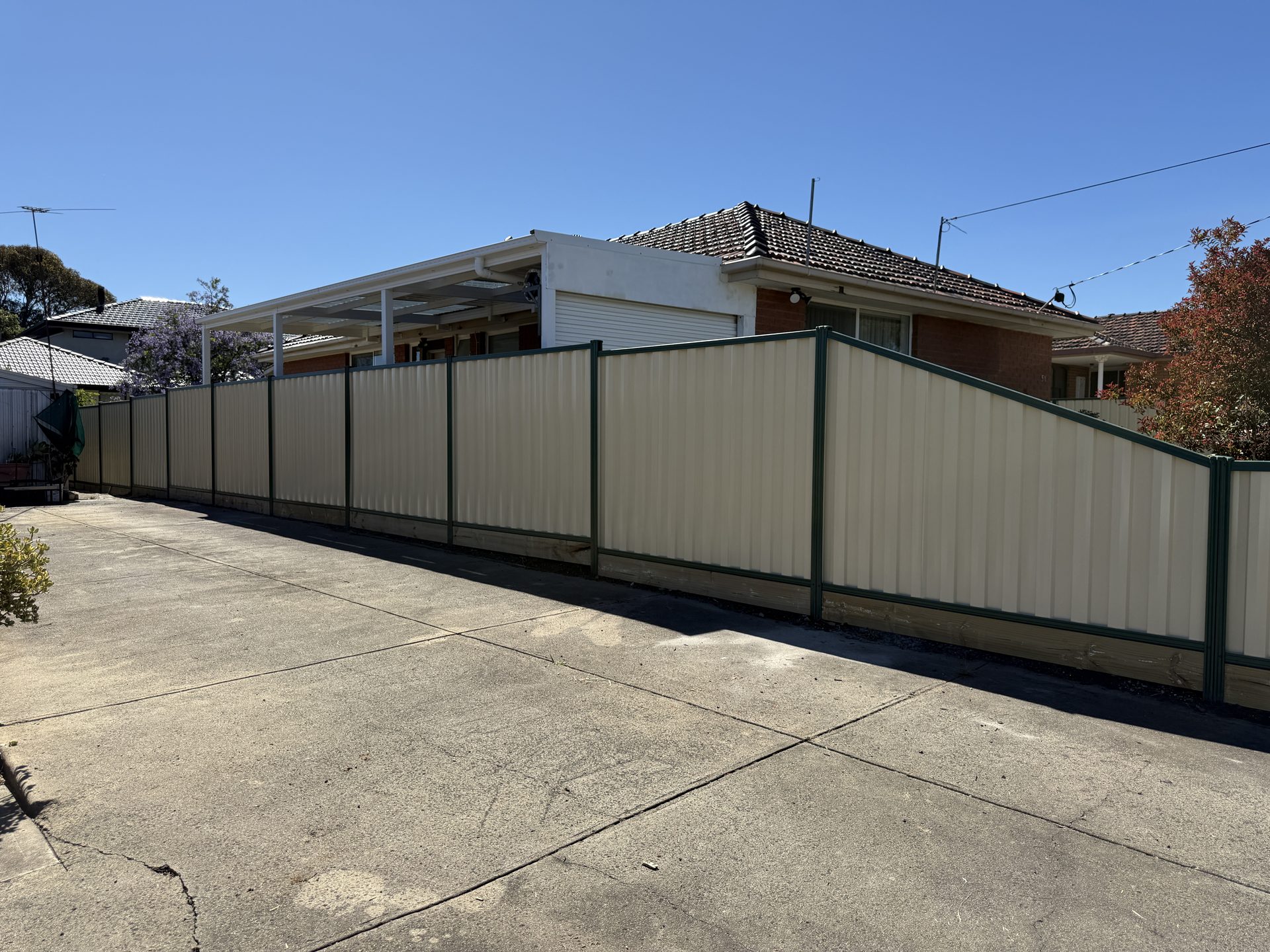 Colorbond fence — Broadmeadows